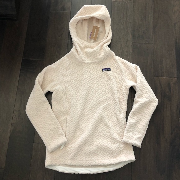Patagonia - diamond Capra fleece hoody sweater - Picture 3 of 8